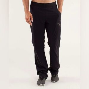 Lululemon Seawall Track Pant Lined Black Mens Size XXL